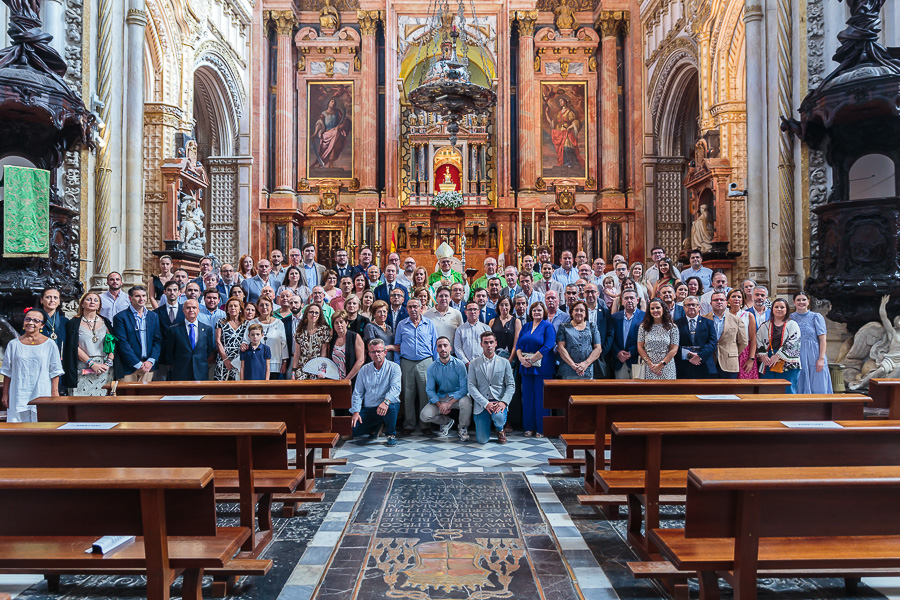 Encuentro de consiliarios, cofrades mayores y presidentes de agrupaciones de cofradías con el Obispo de Córdoba